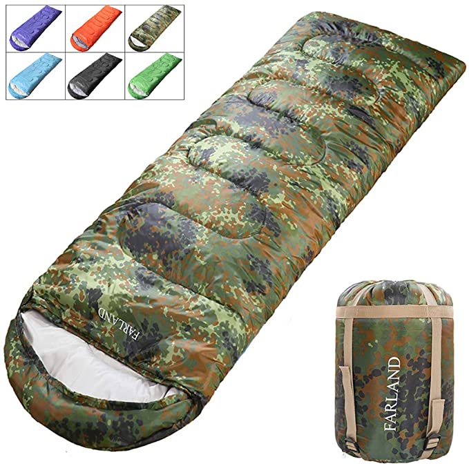 FARLAND Sleeping Bags 20℉ for Adults Teens Kids with Compression Sack ...
